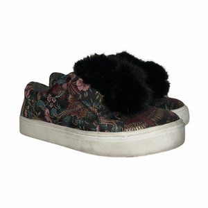 Sam Edelman Leya FF Floral Platform Sneakers 8.5M